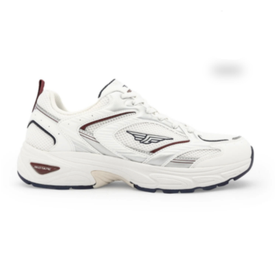 RED TAPE MAROON WHITE SNEAKERS